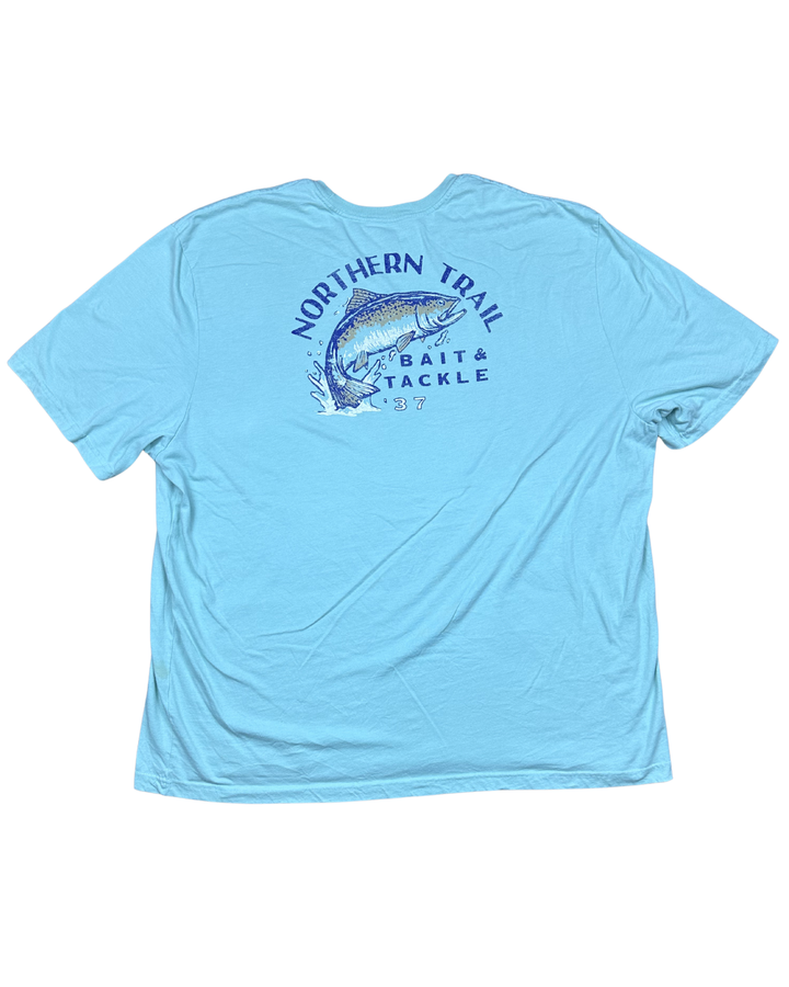 IZOD Saltwater Northern Trail Bait & Tackle Fishing T-Shirt (4XL)