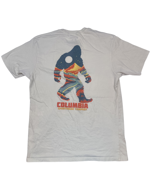 Columbia Sportswear Bigfoot Sasquatch Graphic Pocket T-Shirt (Large)