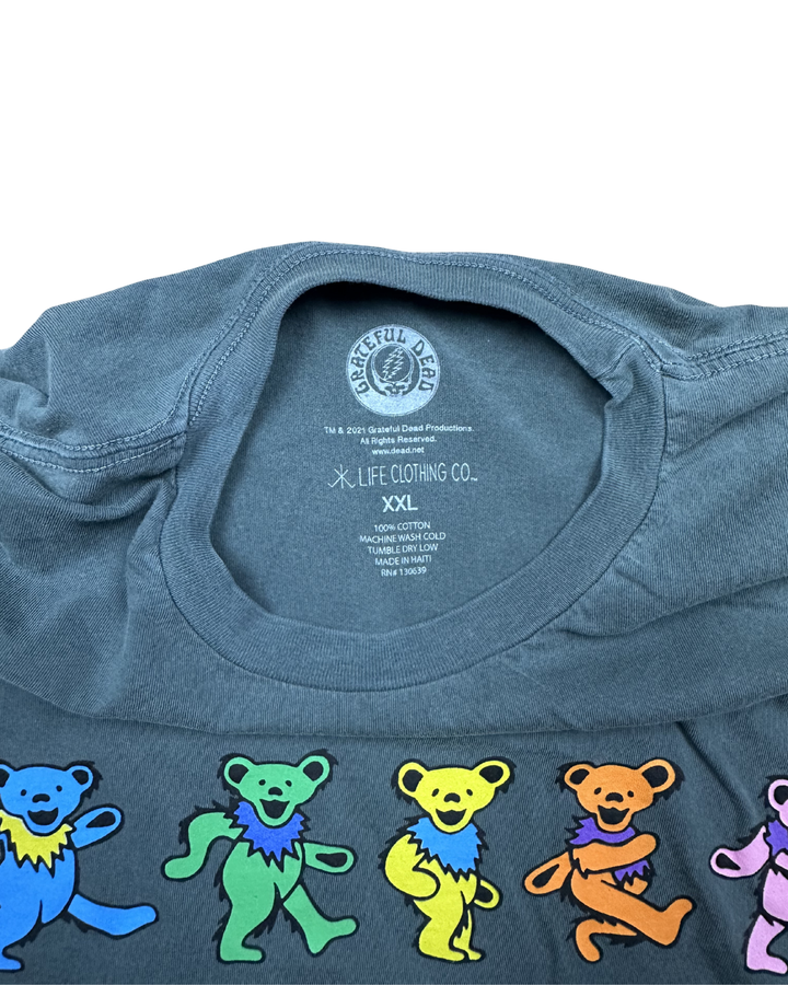 Grateful Dead Dancing Bears Graphic T-Shirt (2XL)