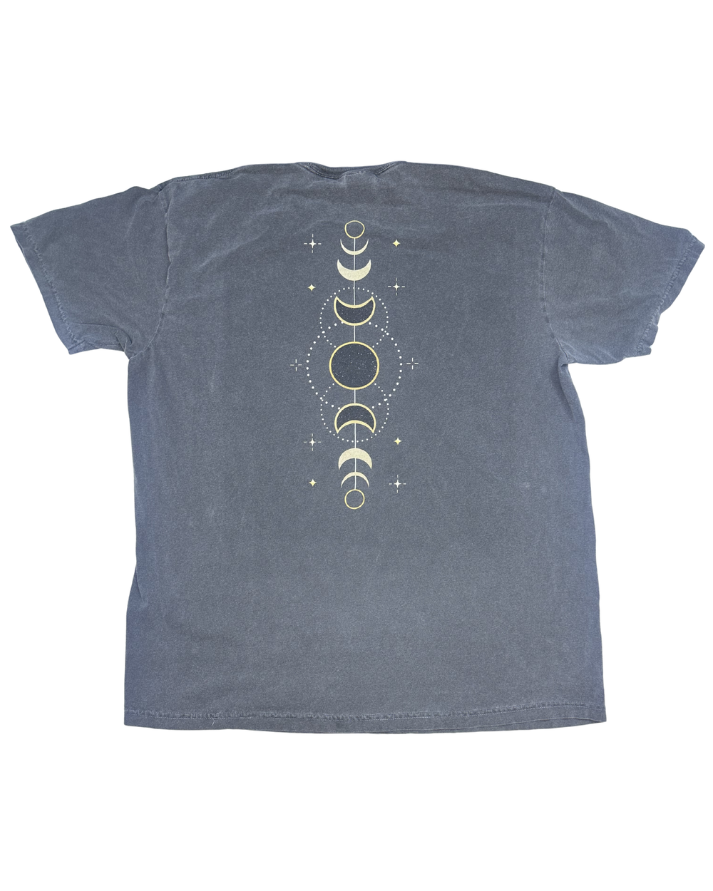 Comfort Colors Celestial Sun Moon Phases Graphic T-Shirt (XL)