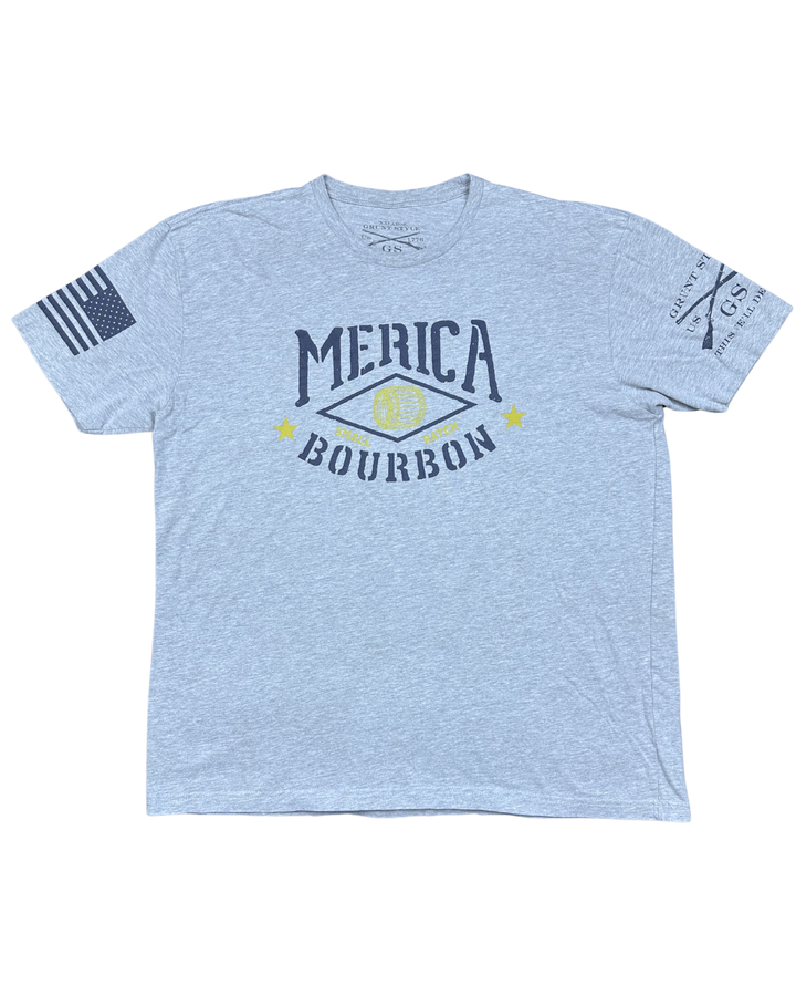 Grunt Style Merica Bourbon Graphic T-Shirt (2XL)