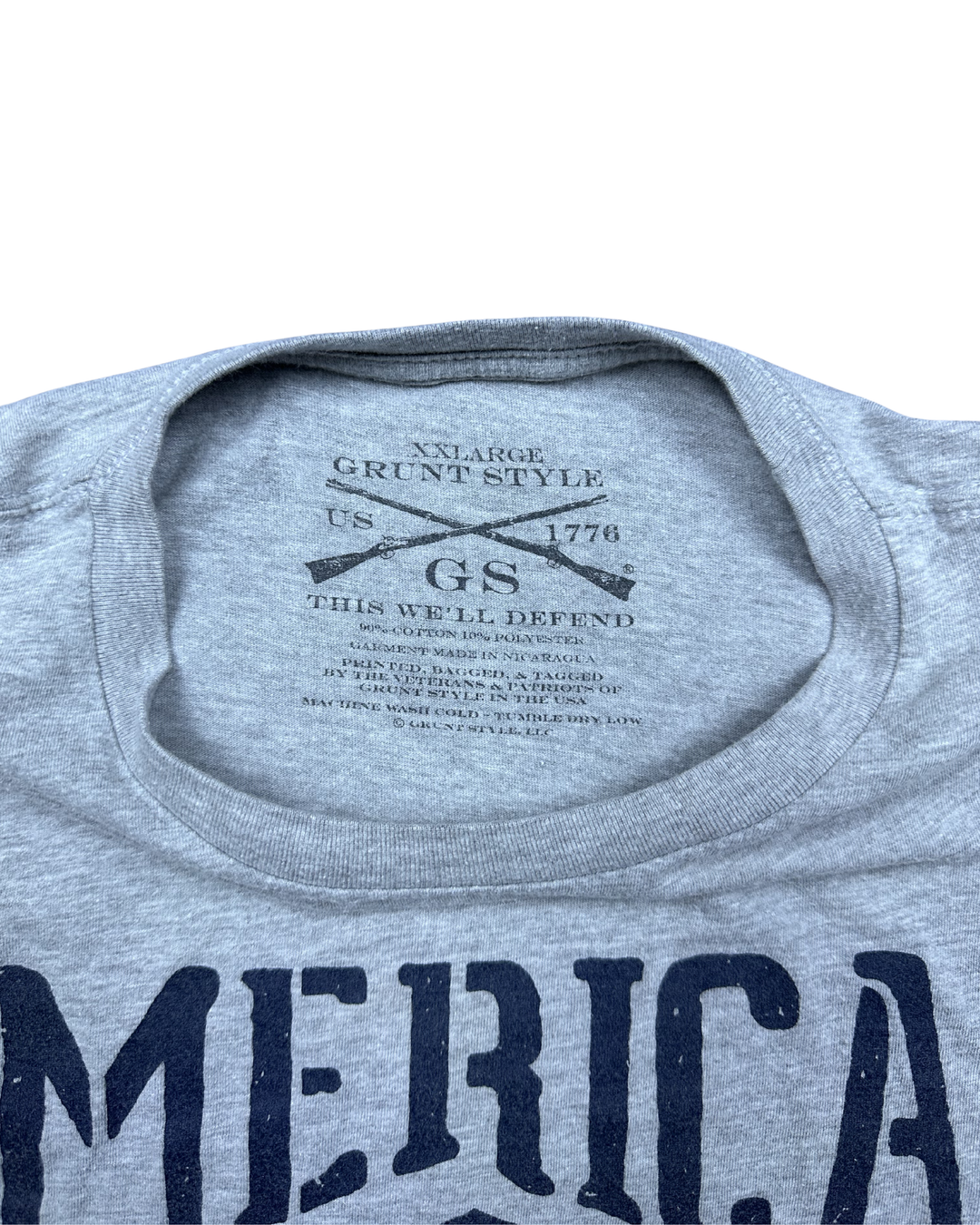 Grunt Style Merica Bourbon Graphic T-Shirt (2XL)