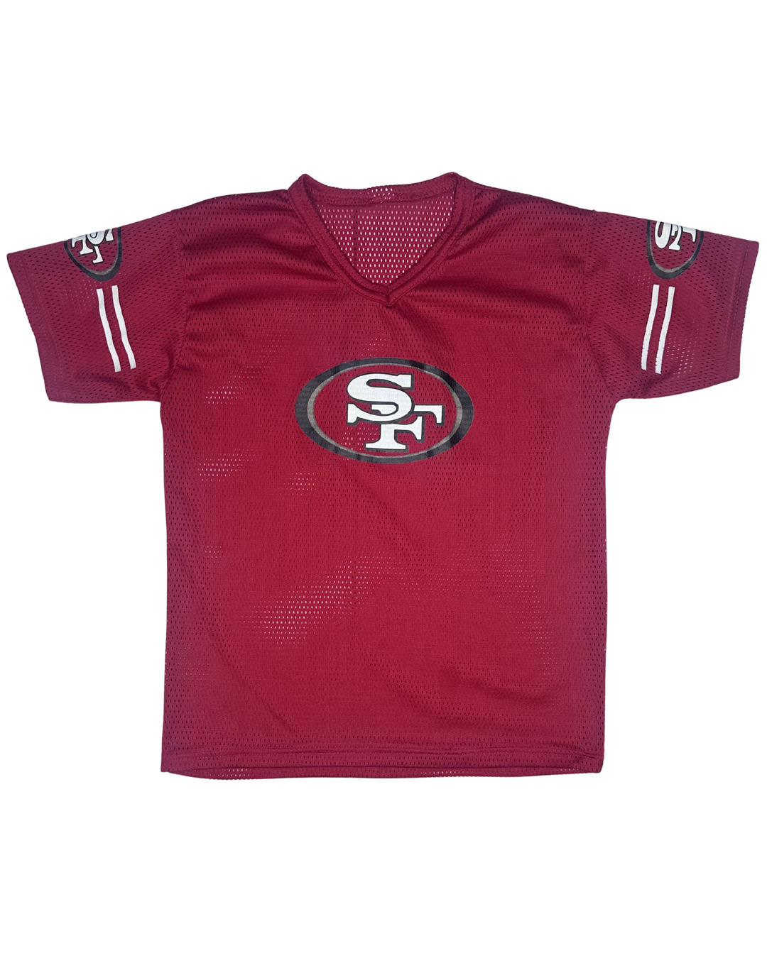 San Francisco 49ers NFL Logo Jersey T-Shirt (Youth Large)