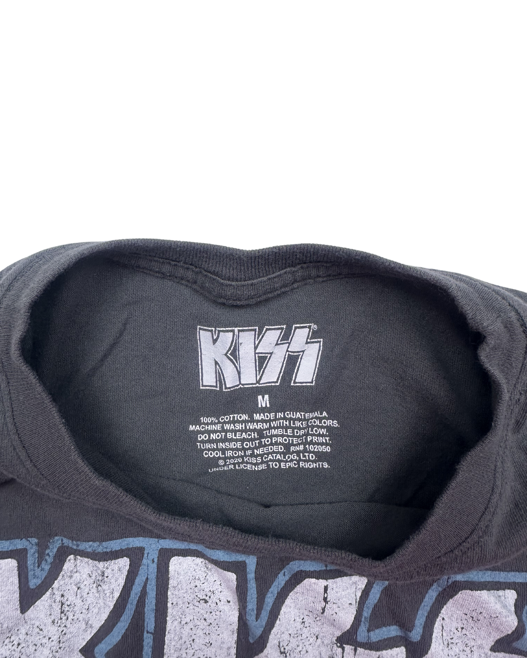 KISS Lightning Bolt Band Faces T-Shirt (medium)