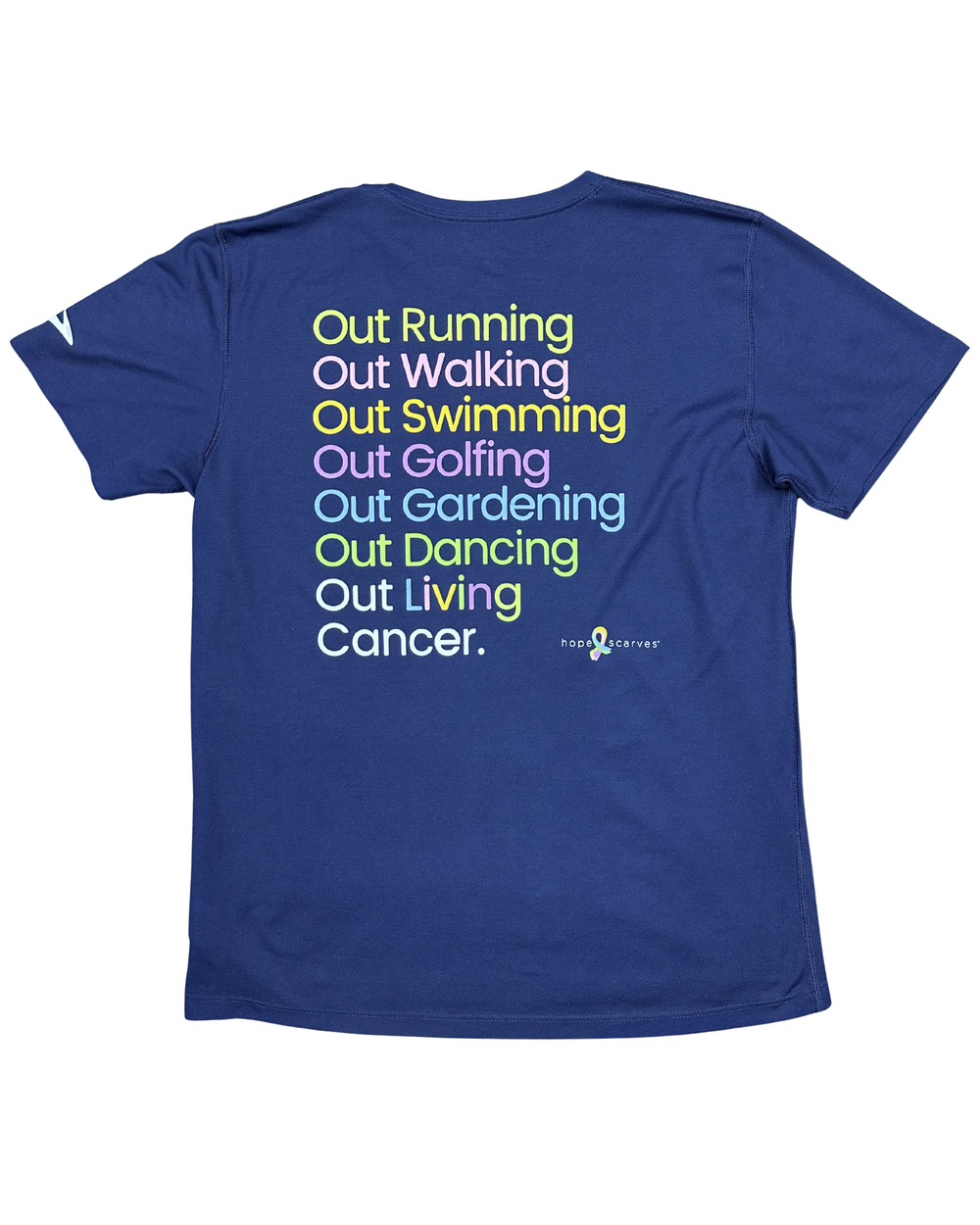 Brooks x Hope Scarves Outliving Cancer T-Shirt (Large)