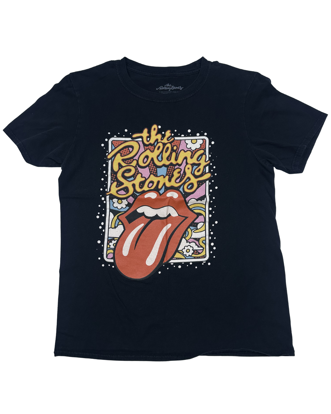 The Rolling Stones Tongue Logo Graphic T-Shirt (Small)
