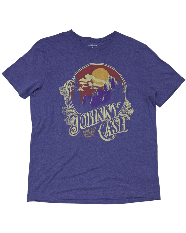 Old Navy Johnny Cash Graphic T-Shirt (Medium)