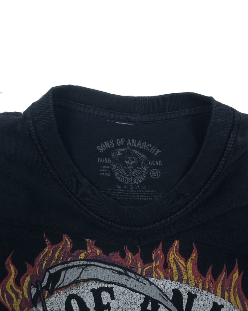 Sons of Anarchy Fear The Reaper Graphic T-Shirt (Medium)