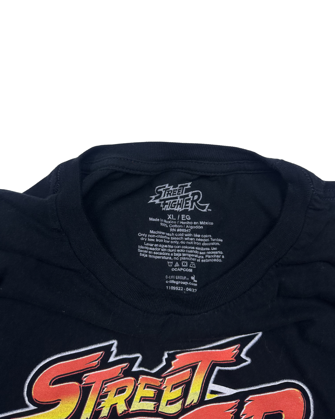 Street Fighter Characters Graphic T-Shirt (XL)