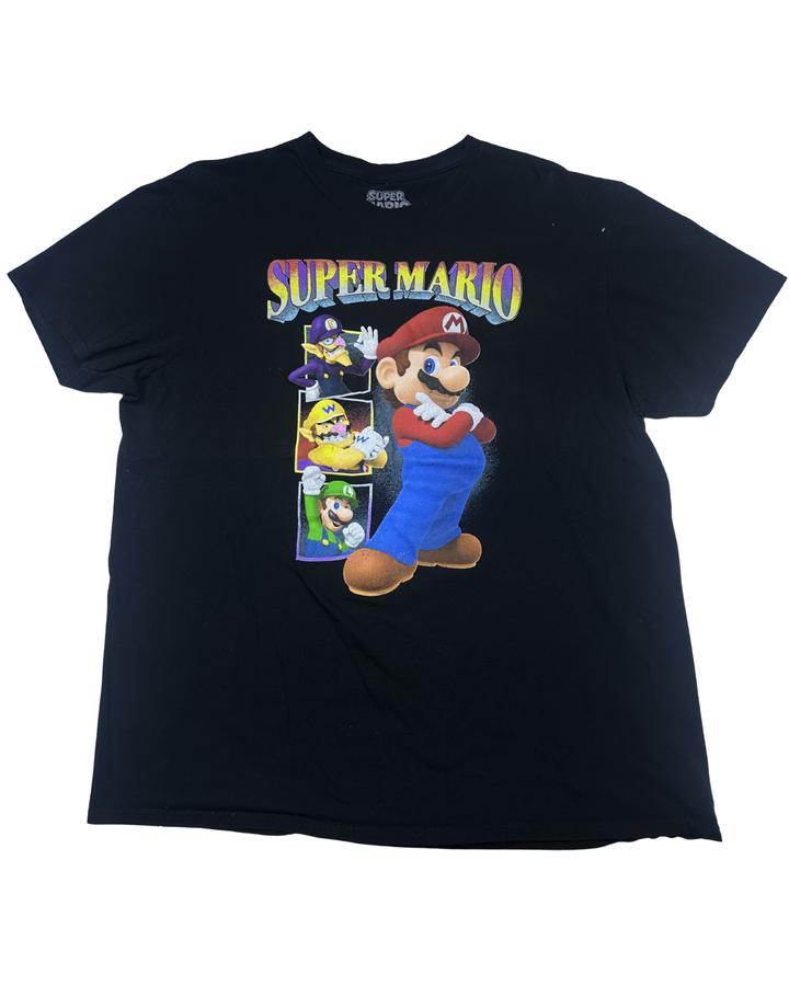 Super Mario Characters Graphic T-Shirt (XL)
