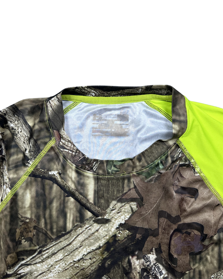 Mossy Oak Camo Hi-Vis Long Sleeve Performance Shirt