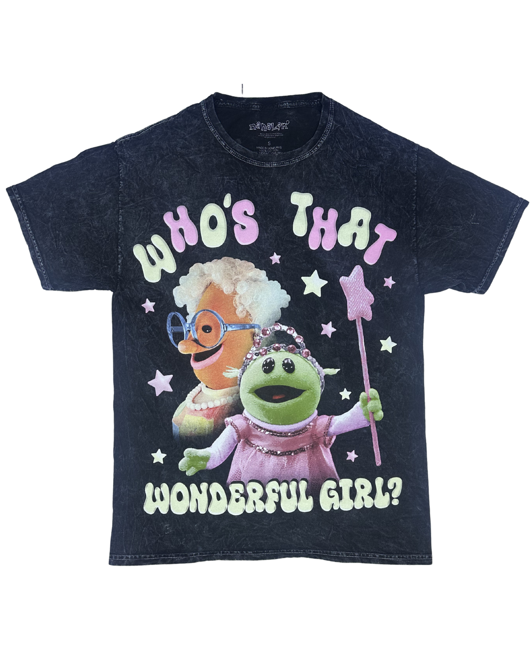 Nanalan' Who's That Wonderful Girl Graphic T-Shirt (Small)