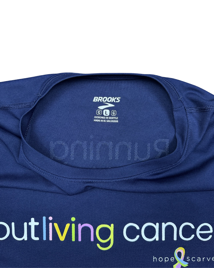 Brooks x Hope Scarves Outliving Cancer T-Shirt (Large)