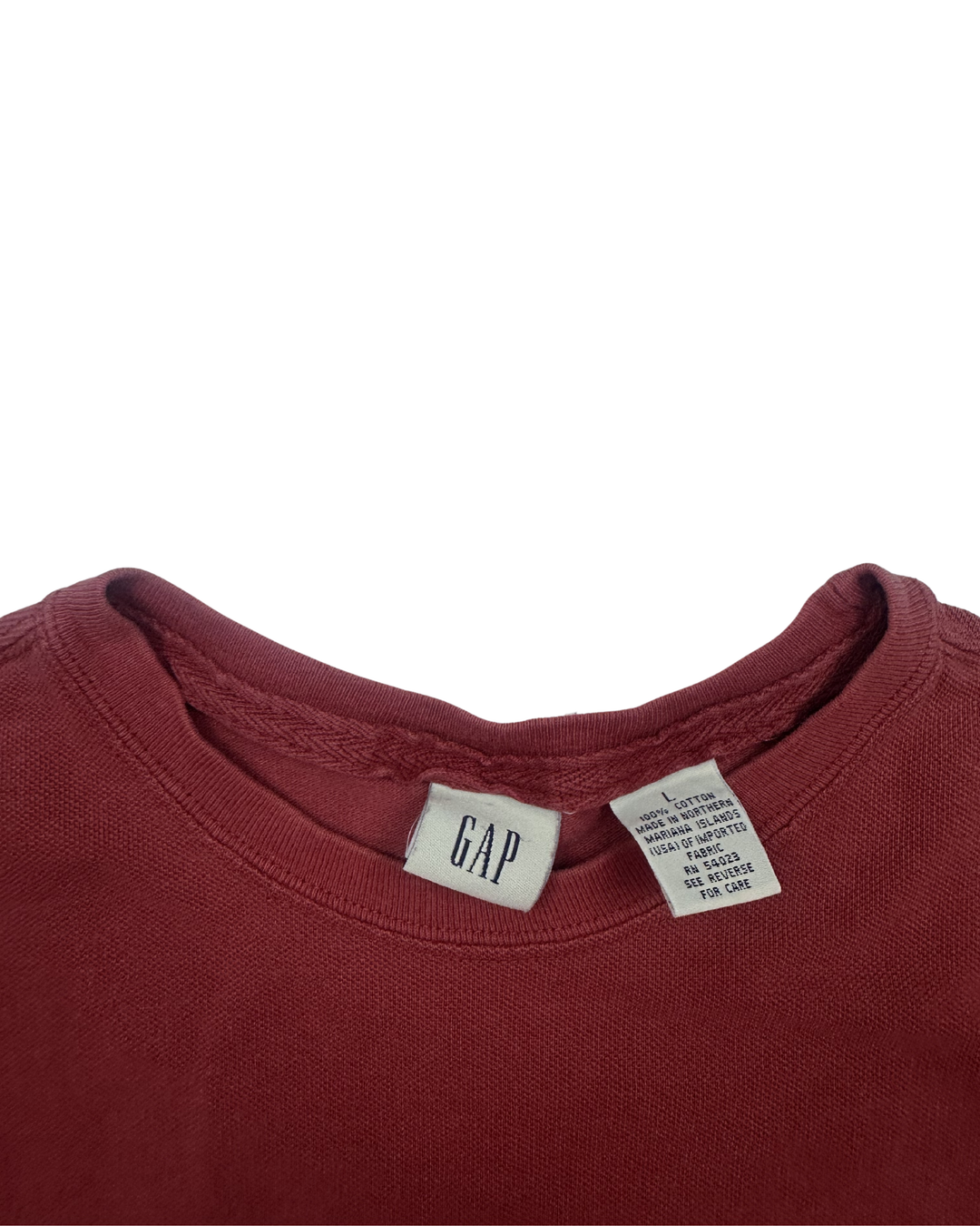 GAP Pocket T-Shirt Maroon (large)