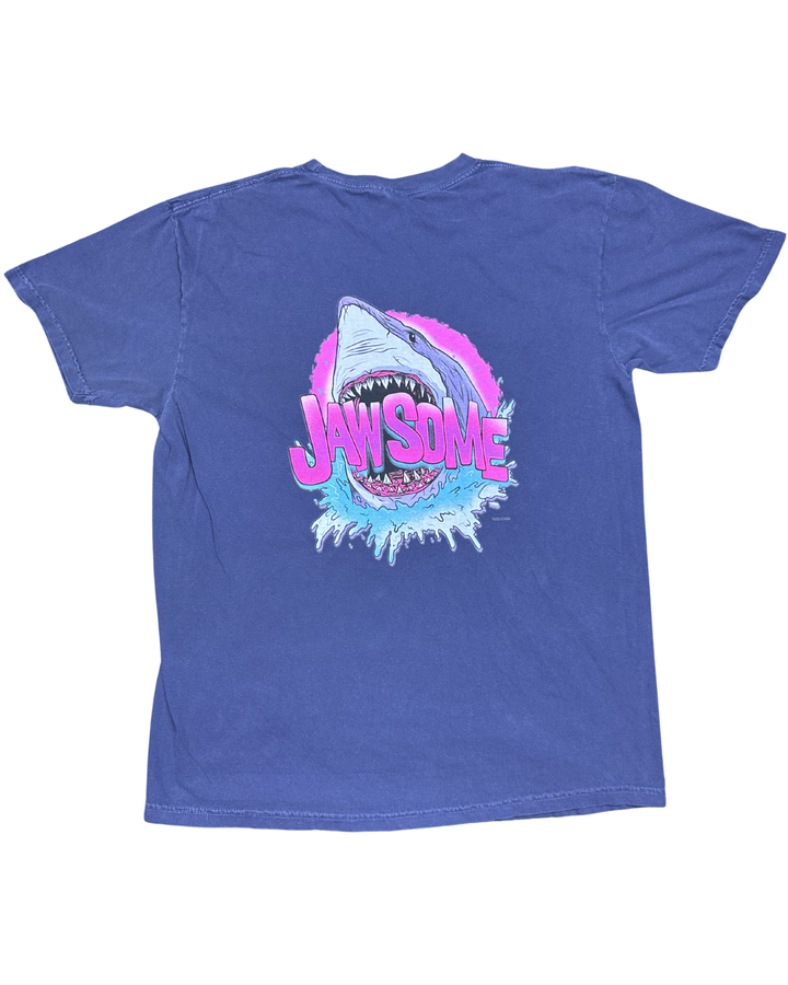 Comfort Colors Jawsome Shark Graphic T-Shirt (Large)