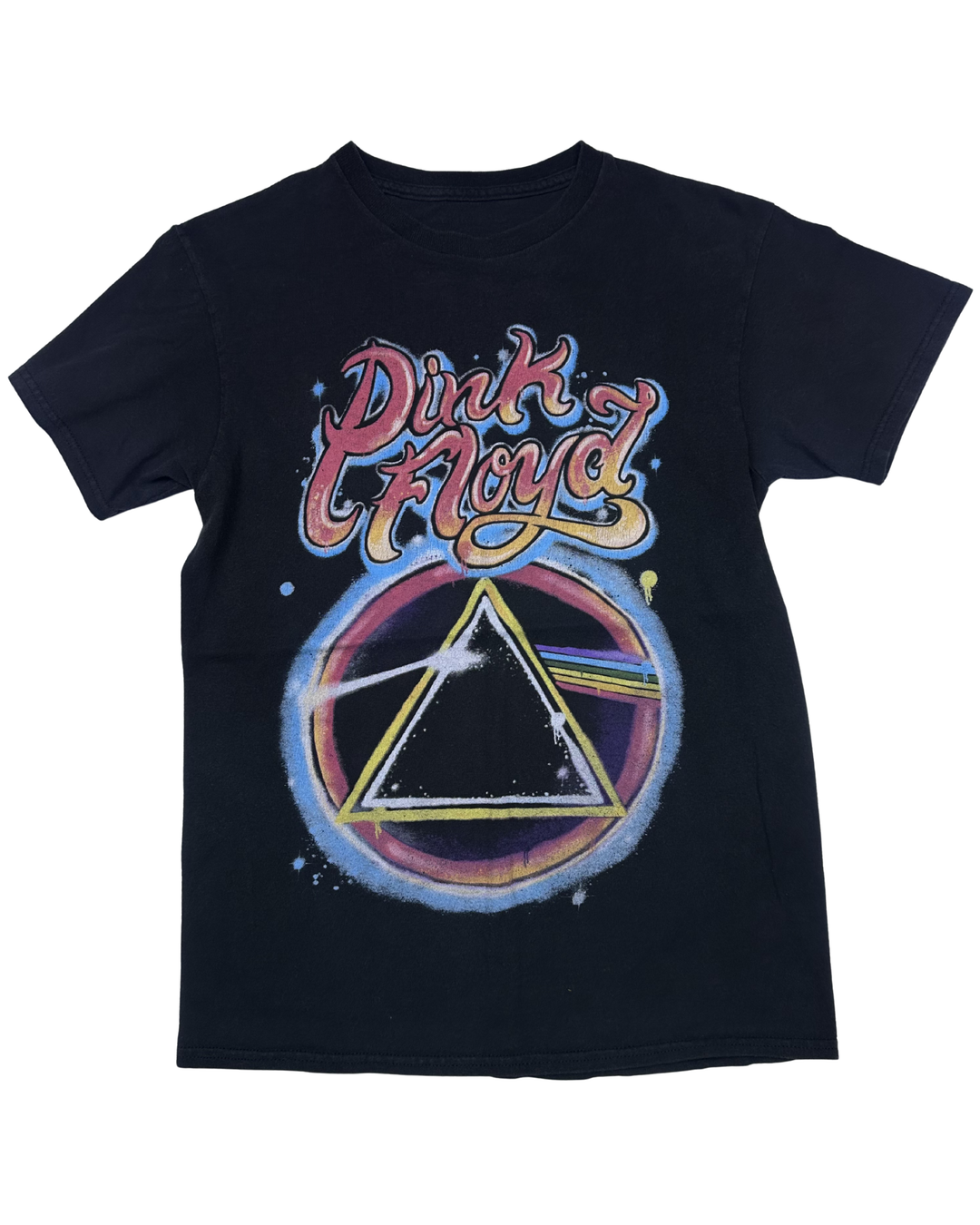 Pink Floyd Colorful Prism Graphic T-Shirt (Small)