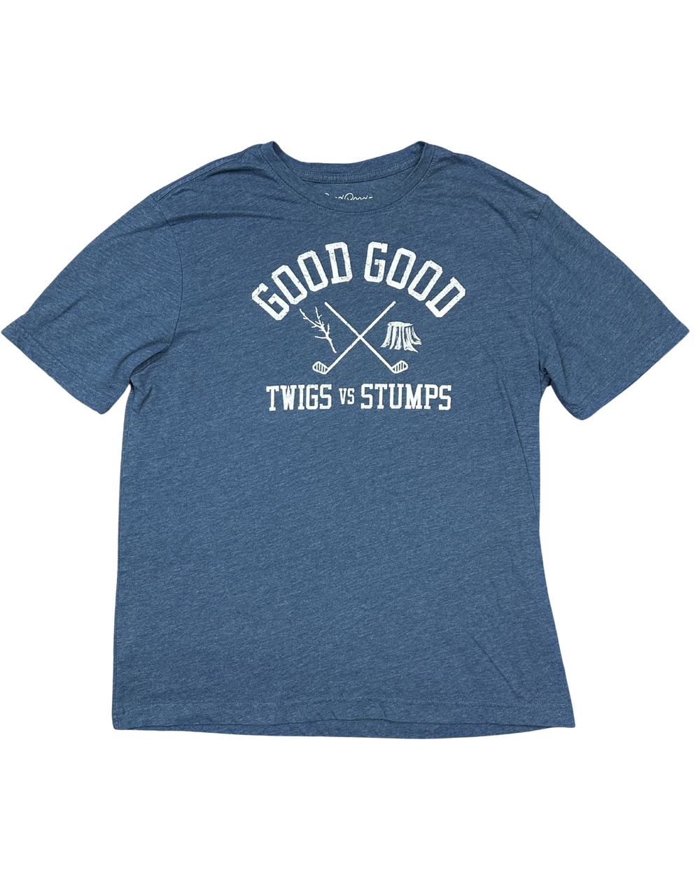 Good Good Twigs vs Stumps Golf Graphic T-Shirt (Medium)