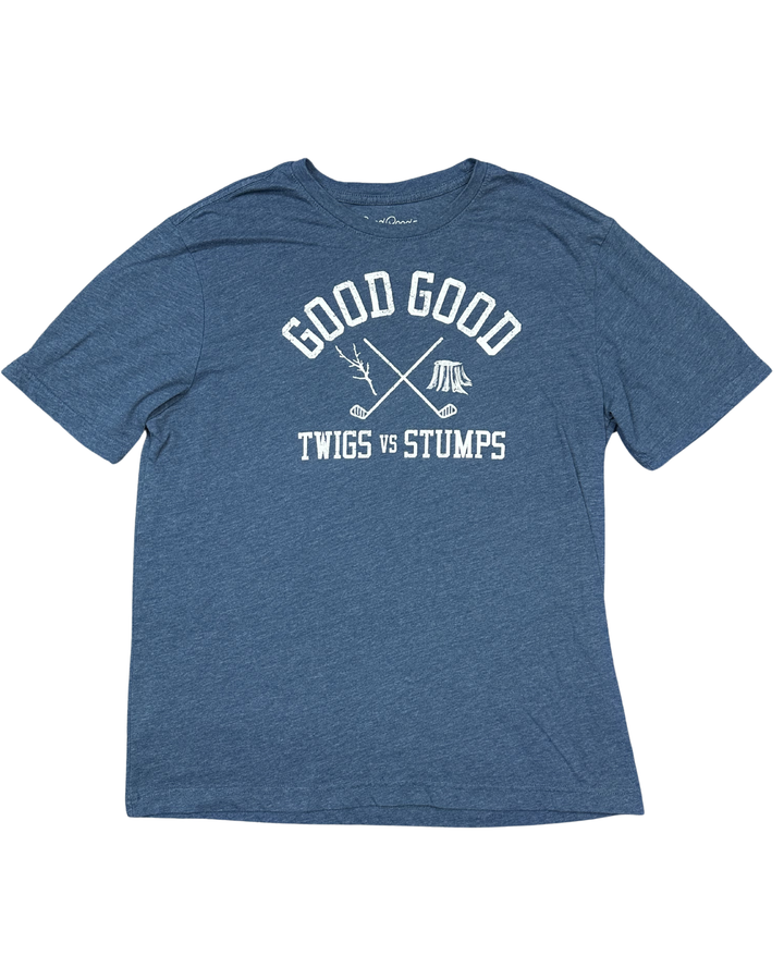 Good Good Twigs vs Stumps Golf Graphic T-Shirt (Medium)