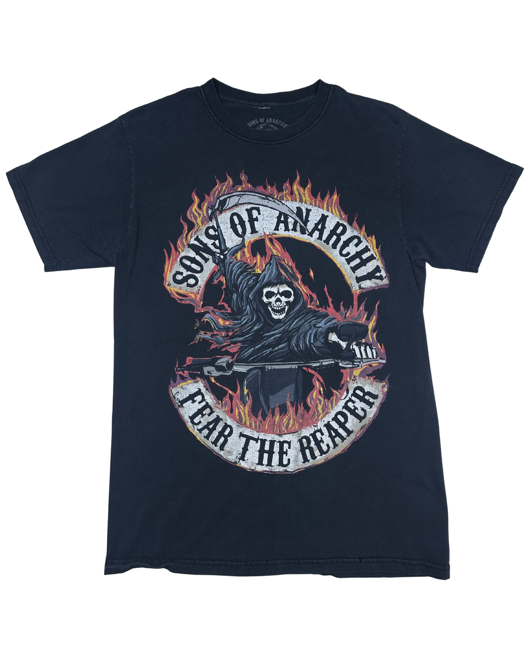 Sons of Anarchy Fear The Reaper Graphic T-Shirt (Medium)