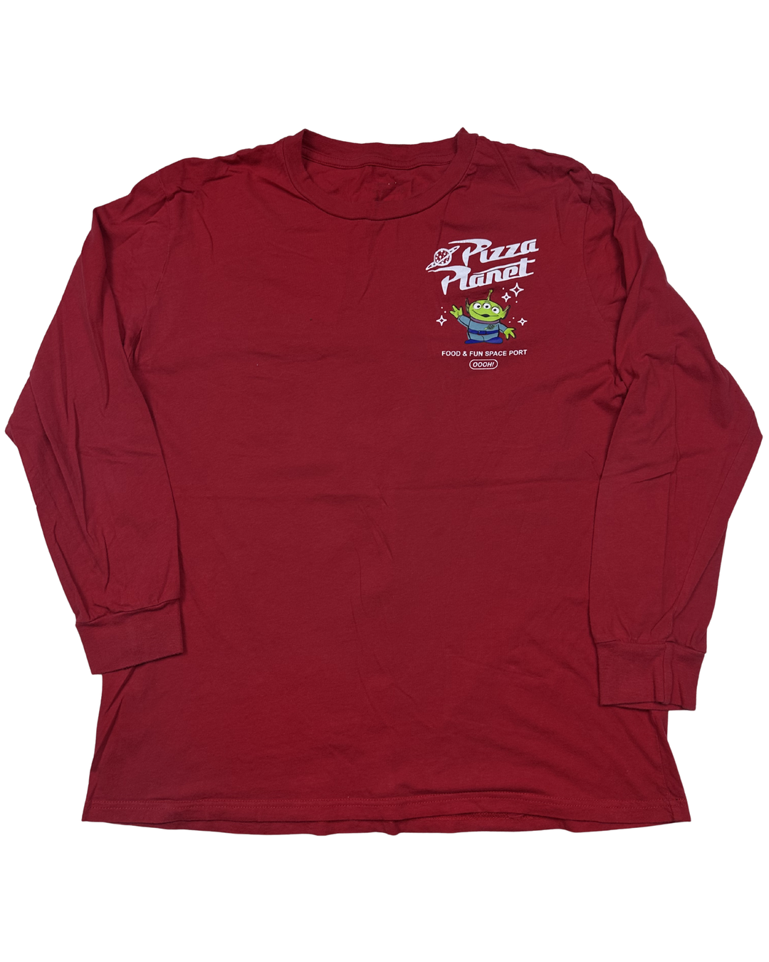Disney Toy Story Pizza Planet Long Sleeve T-Shirt (large)