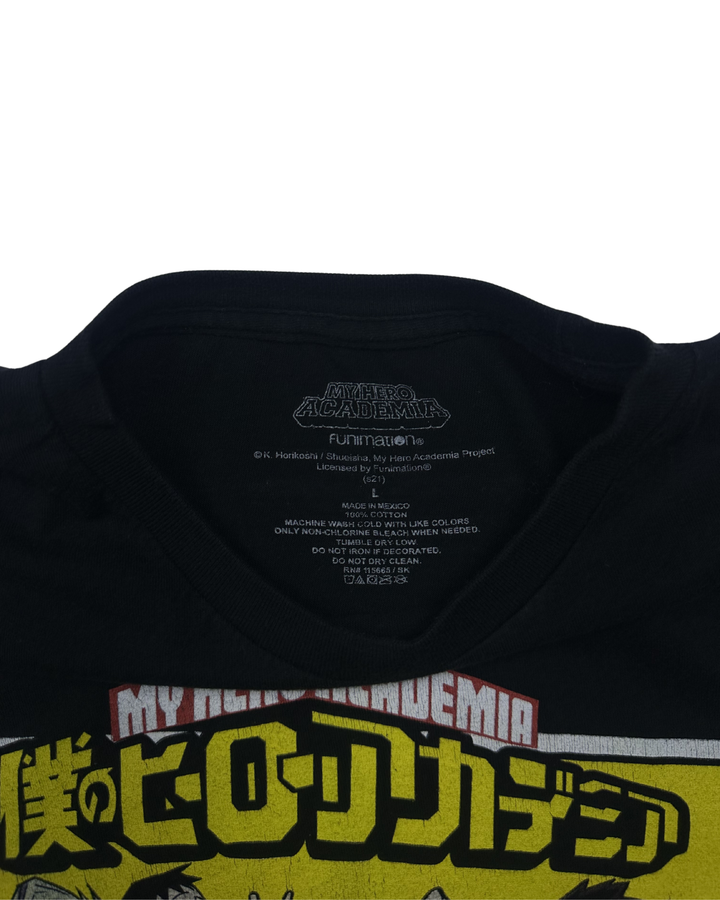 My Hero Academia Characters Graphic T-Shirt (Large)