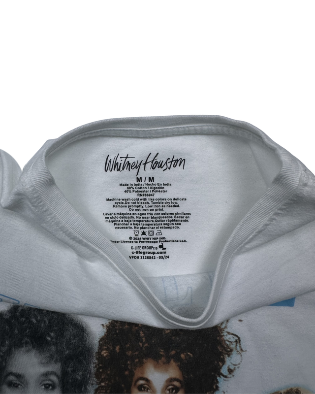 Whitney Houston I Wanna Dance With Somebody Graphic T-Shirt (Medium)