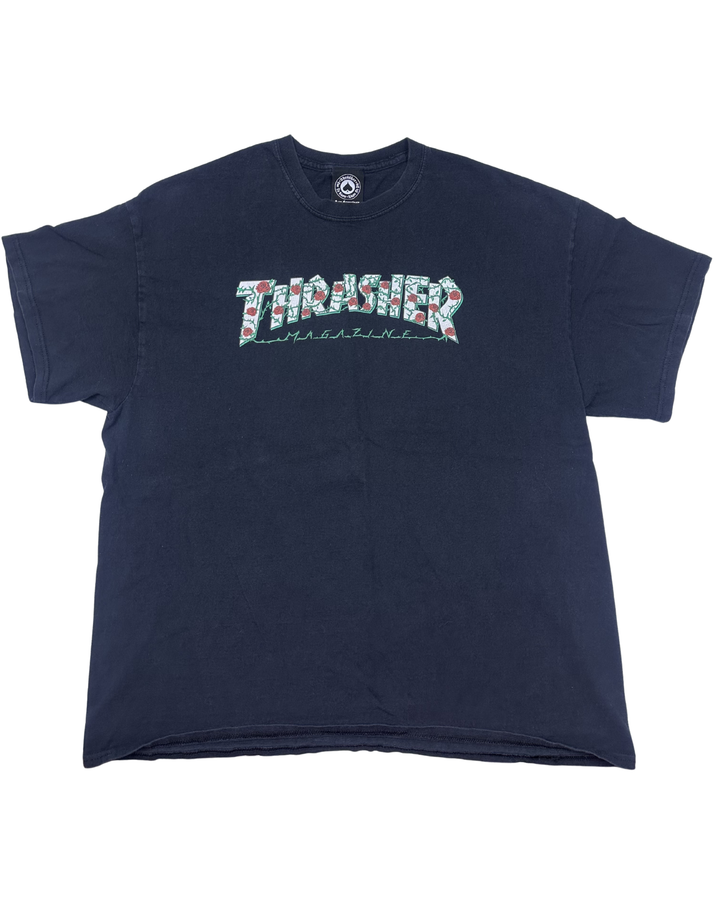 Thrasher Magazine Floral Logo T-Shirt (large)