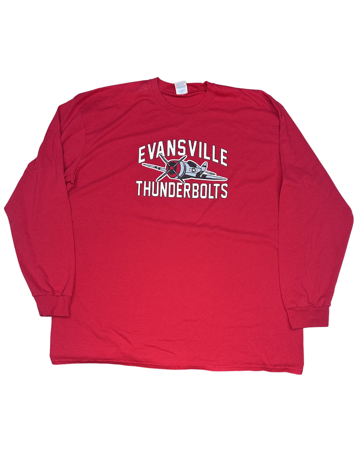 Evansville Thunderbolts Long Sleeve Graphic T-Shirt (XL)