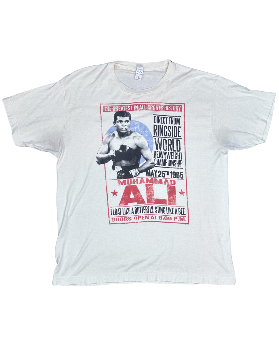 Muhammad Ali Direct From Ringside Graphic T-Shirt (Large)