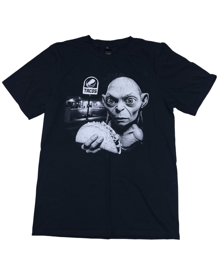 Gollum Taco Bell My Precious Tacos Graphic T-Shirt (small)
