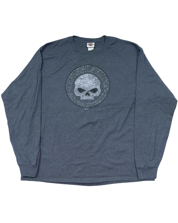 Harley-Davidson Smoky Mountain Skull Long Sleeve T-Shirt (xl)