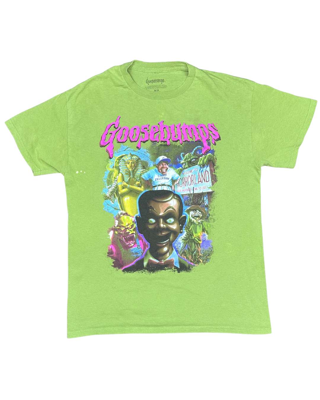 Goosebumps HorrorLand Slappy Graphic T-Shirt (Medium)