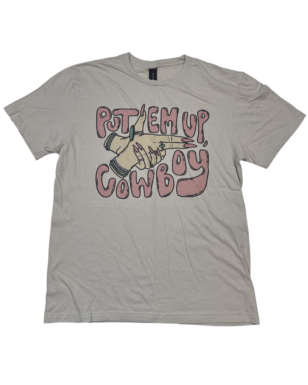 Put 'Em Up Cowboy Graphic T-Shirt (medium)