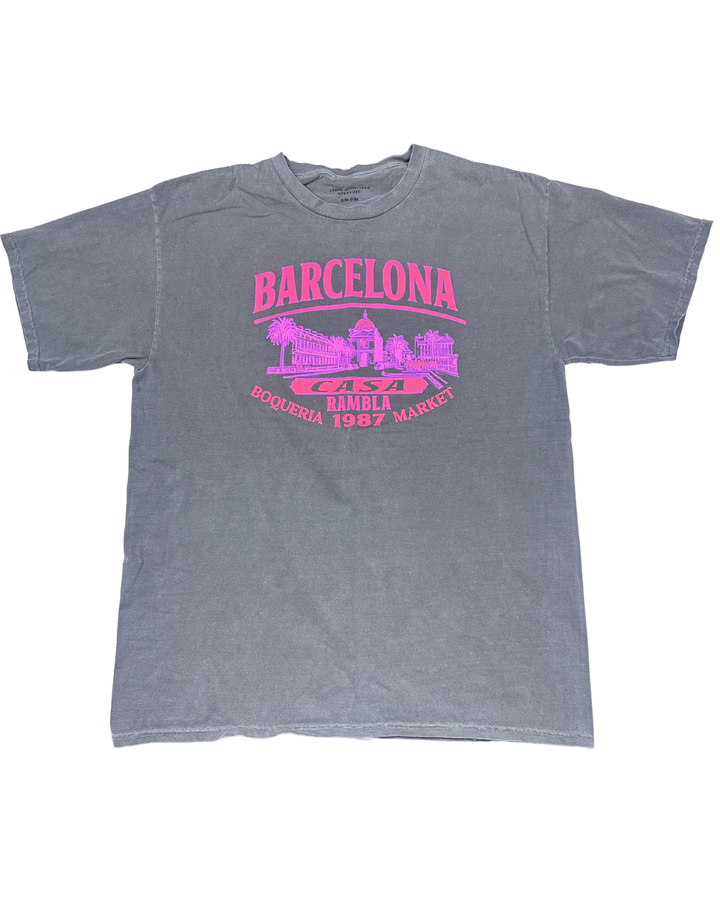 Urban Outfitters Barcelona Oversized Graphic T-Shirt (medium)