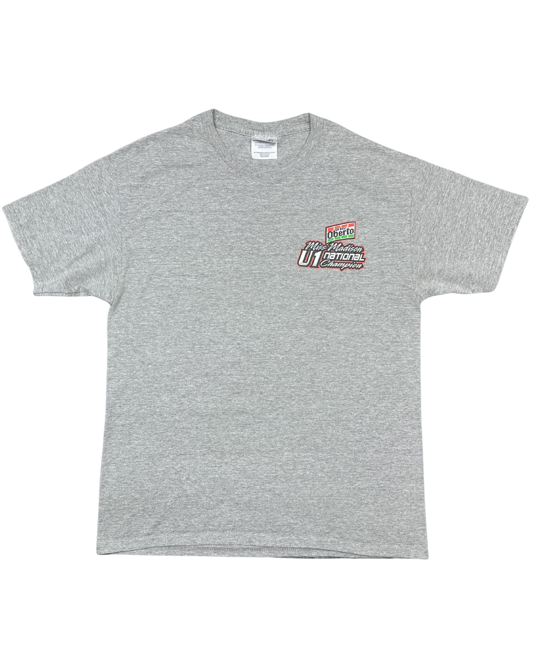 Oberto Miss Madison U1 National Champion Graphic T-Shirt (Large)