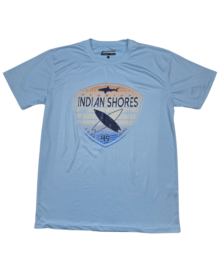 Surfmentality Florida Indian Shores Shark UPF 50+ T-Shirt (large)