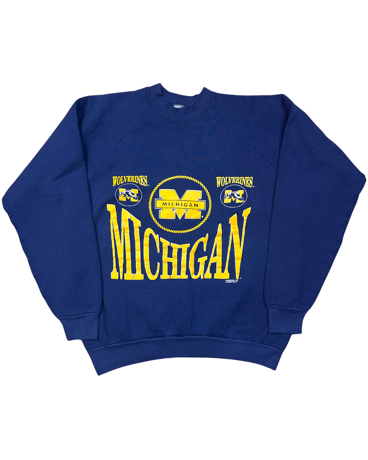 Vintage University of Michigan Pullover Sweater (xl)