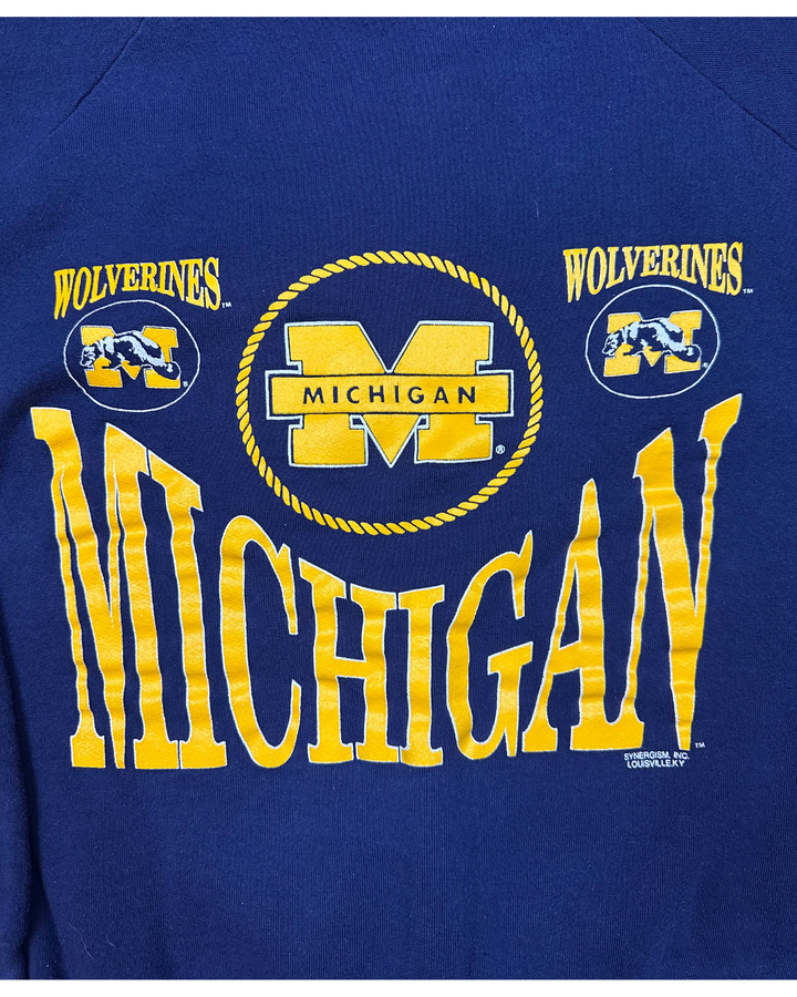 Vintage University of Michigan Pullover Sweater (xl)
