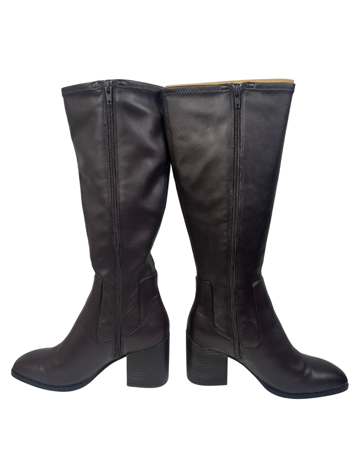 Vionic Dark Brown Leather Boots