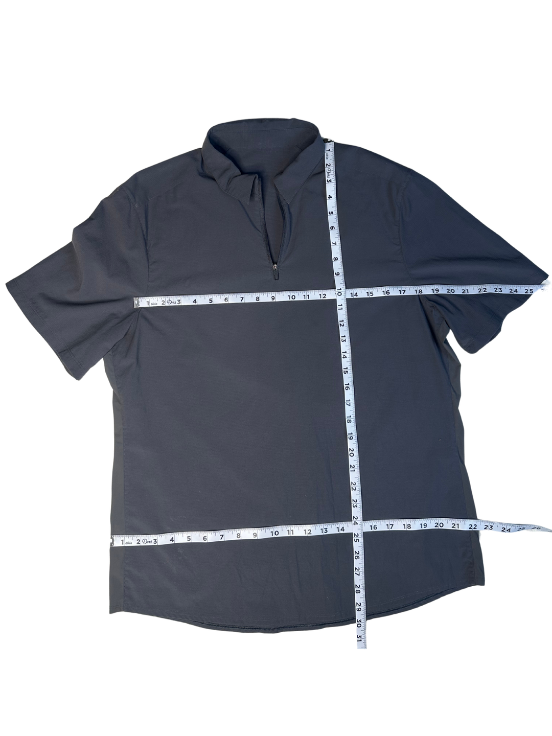 Lululemon Quarter Zip Short Sleeve Pullover (large)