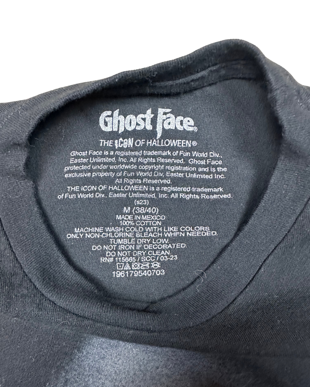 Ghost Face T-shirt (medium)