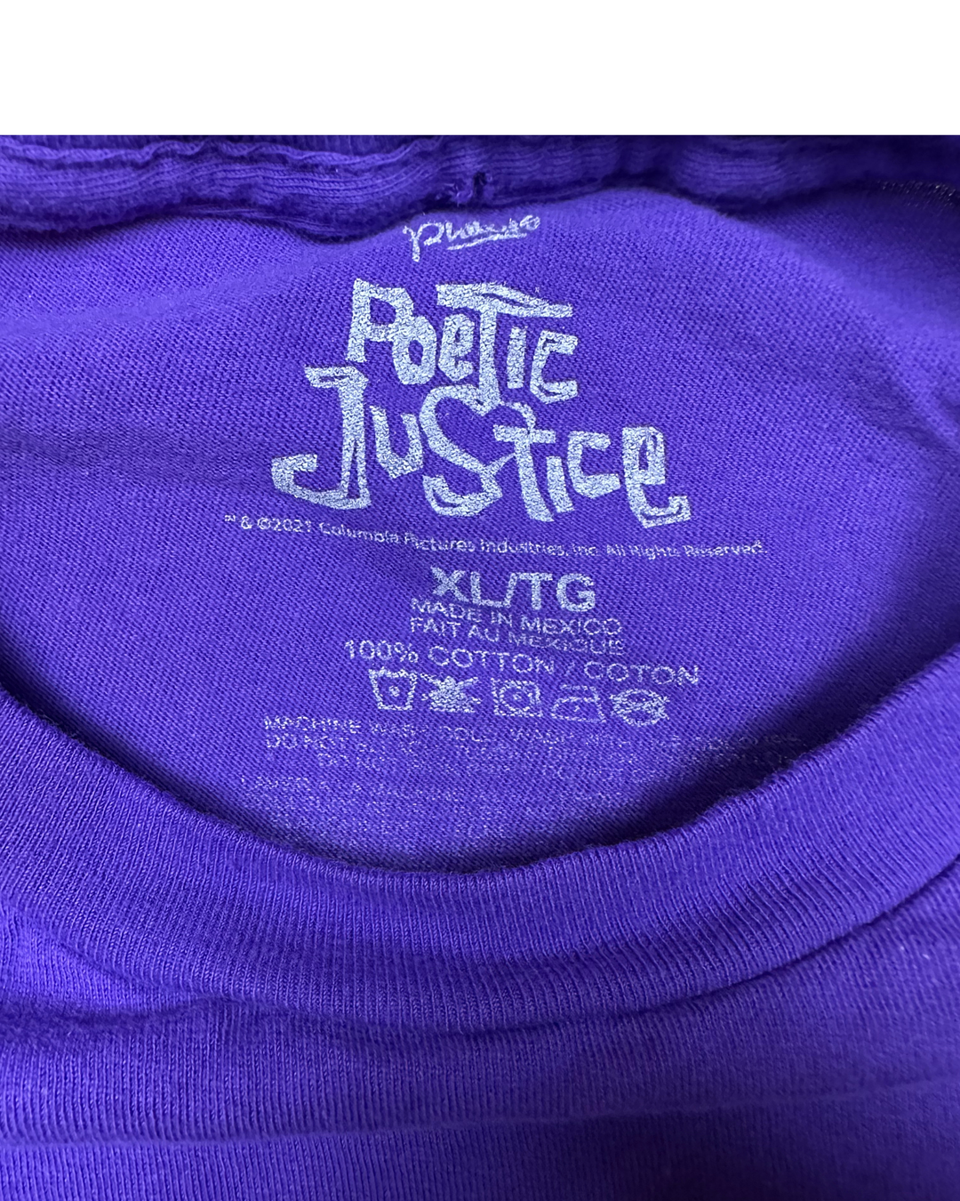 Poetic Justice T-shirt (xl)