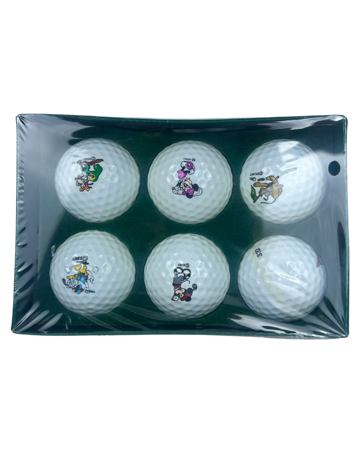 Disney Pro/Sandtrap Collection - 6 Designed Pinnacle Golf Balls Vintage