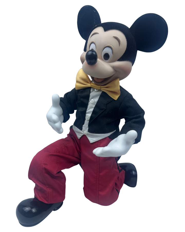 Ashton Drake Mickey Mouse “A Hug for Mickey” Porcelain Doll Felted