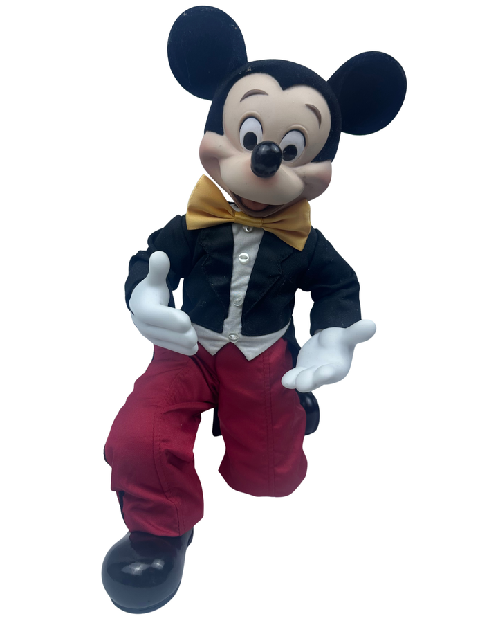 Ashton Drake Mickey Mouse “A Hug for Mickey” Porcelain Doll Felted