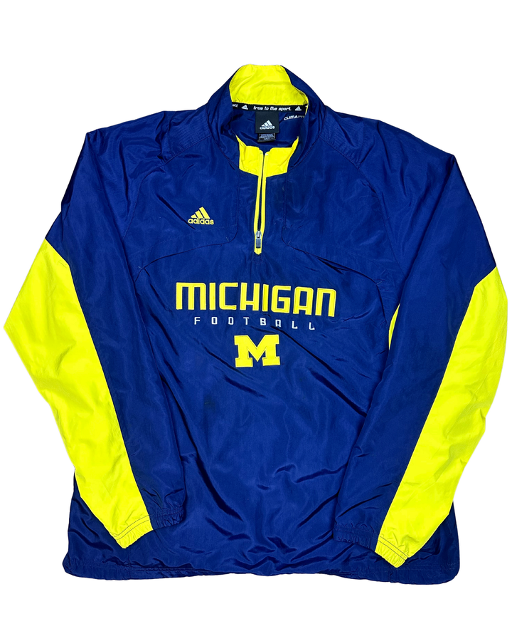 Adidas Michigan Football Windbreaker Pullover (xl)