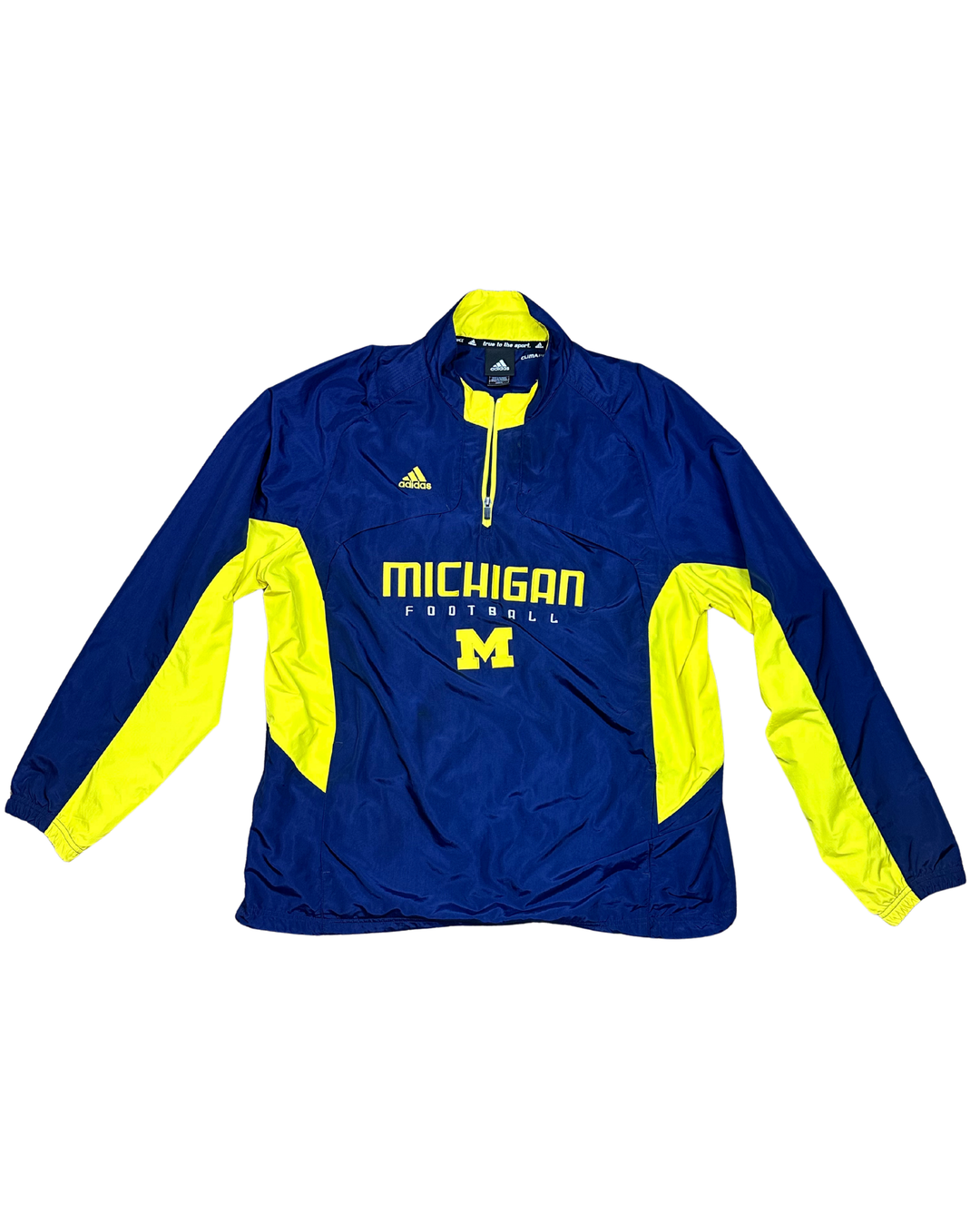 Adidas Michigan Football Windbreaker Pullover (xl)