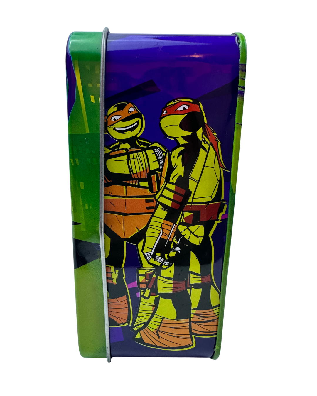 Teenage Mutant Ninja Turtles 3D Metal Tin Lunch Crayon Box Case Container 2015