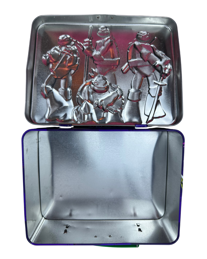 Teenage Mutant Ninja Turtles 3D Metal Tin Lunch Crayon Box Case Container 2015
