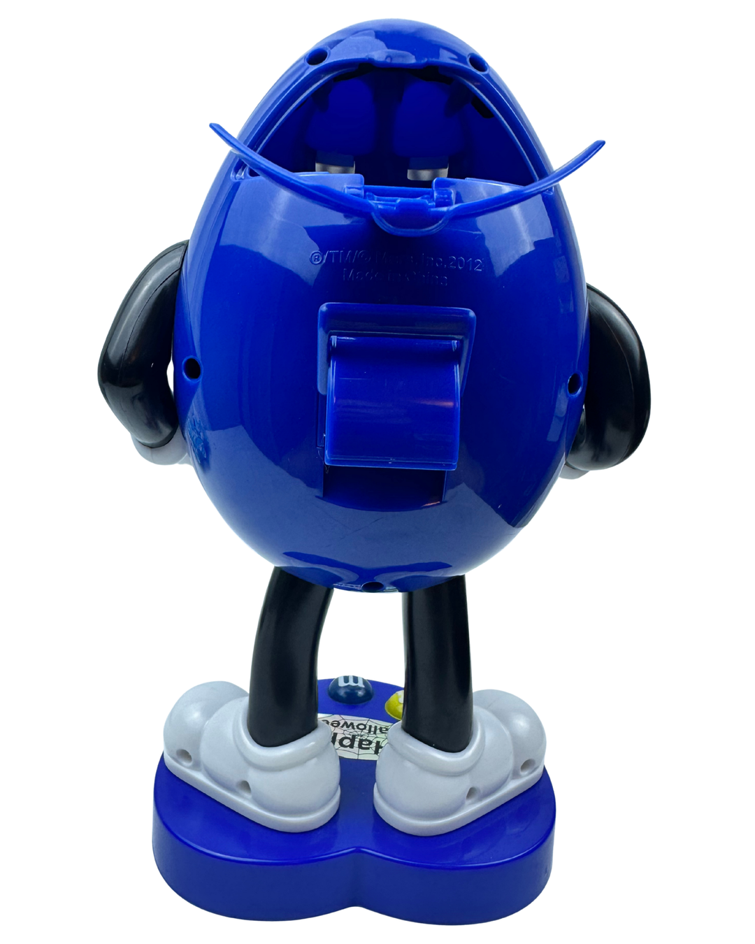 M&M's Blue Peanut Character Skeleton 2015 Candy Dispenser Limited Edition